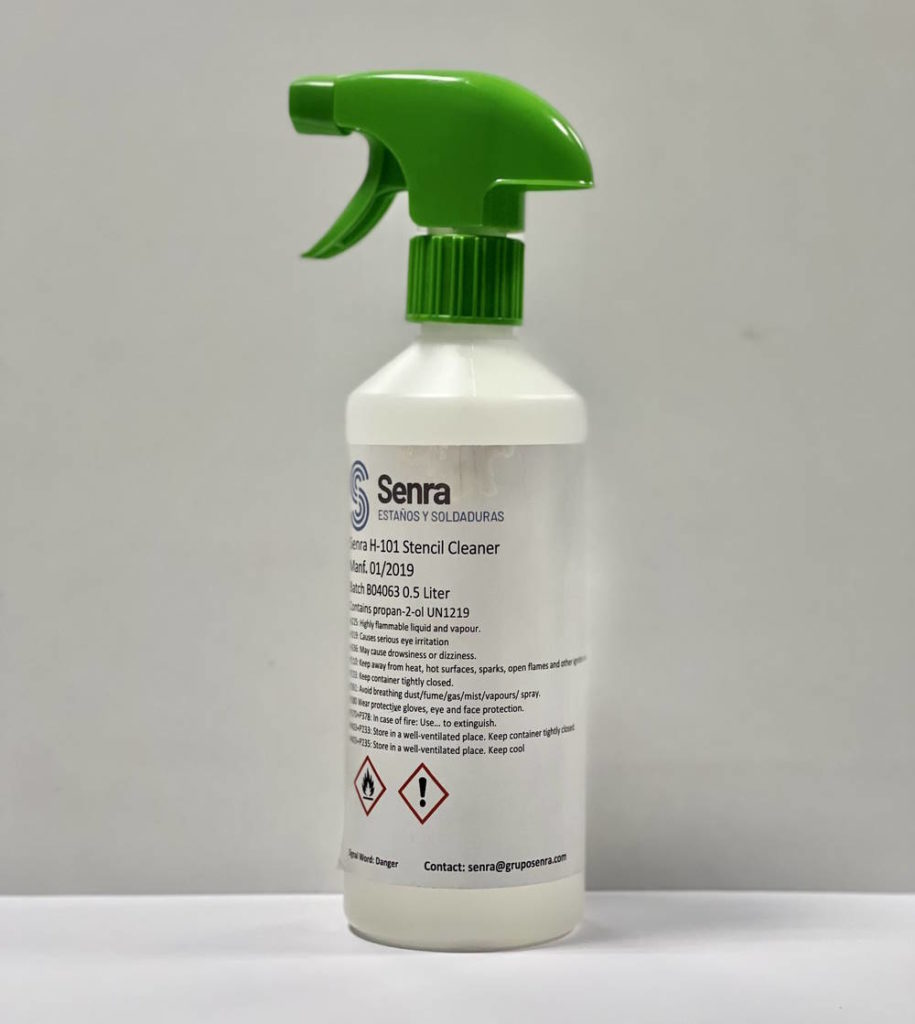 cleaners for the electronic solder sector senra